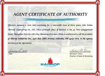美国harrop公司代理授权书